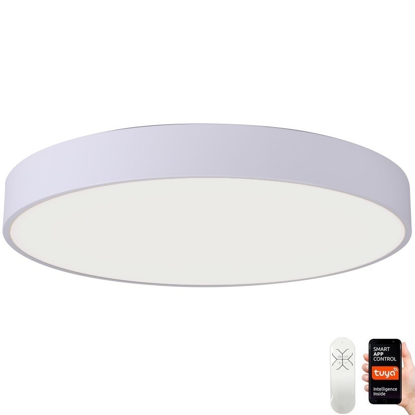 Immax NEO 07206L - Himmennettävä LED-kattovalaisin RONDATE LED/53W/230V valkoinen Tuya + kauko-ohjaus
