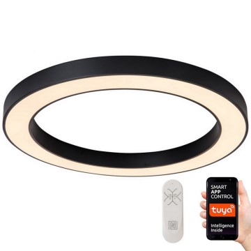 Immax NEO 07210L - Himmennettävä LED-kattovalaisin PASTEL LED/68W/230V 95 cm musta Tuya + kauko-ohjaus