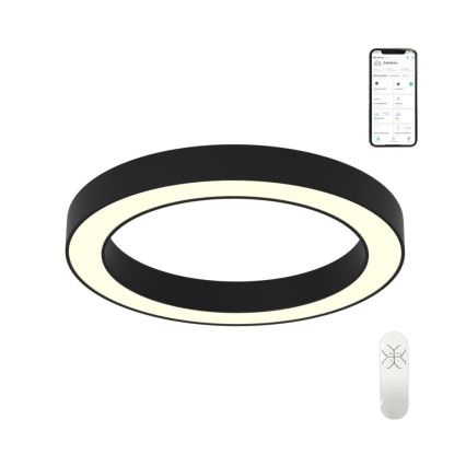 Immax NEO 07210L - Himmennettävä LED-kattovalaisin PASTEL LED/68W/230V 95 cm musta Tuya + kauko-ohjaus