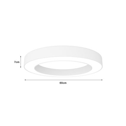 Immax NEO 07212L - LED Himmennettävä valo PASTEL LED/53W/230V valkoinen Tuya + kauko-ohjaus