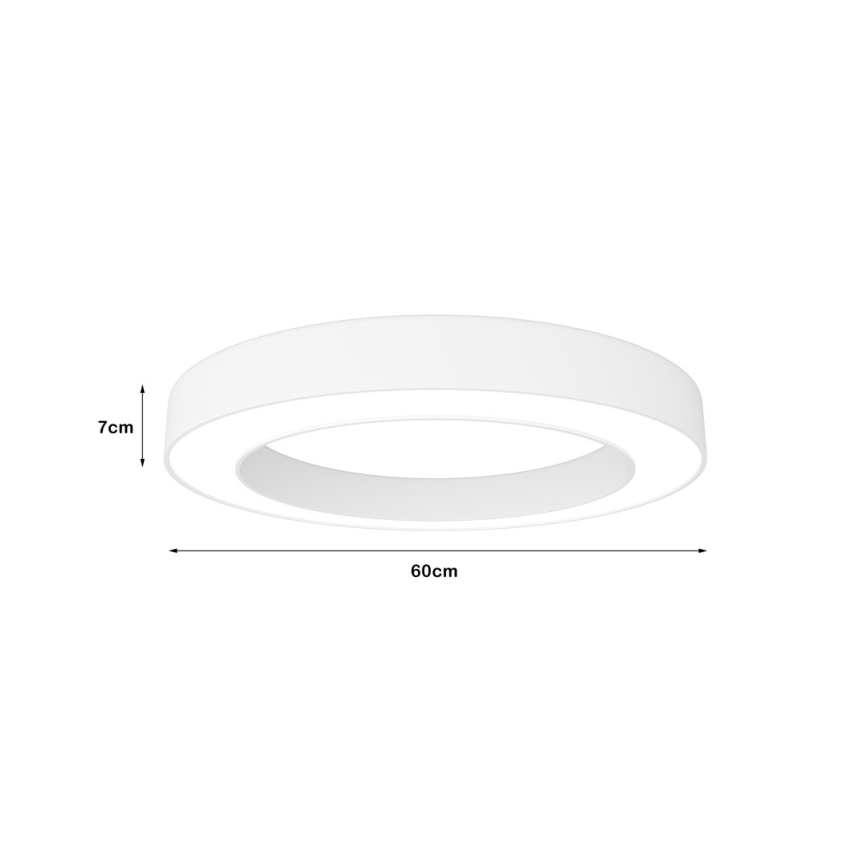 Immax NEO 07212L - LED Himmennettävä valo PASTEL LED/53W/230V valkoinen Tuya + kauko-ohjaus