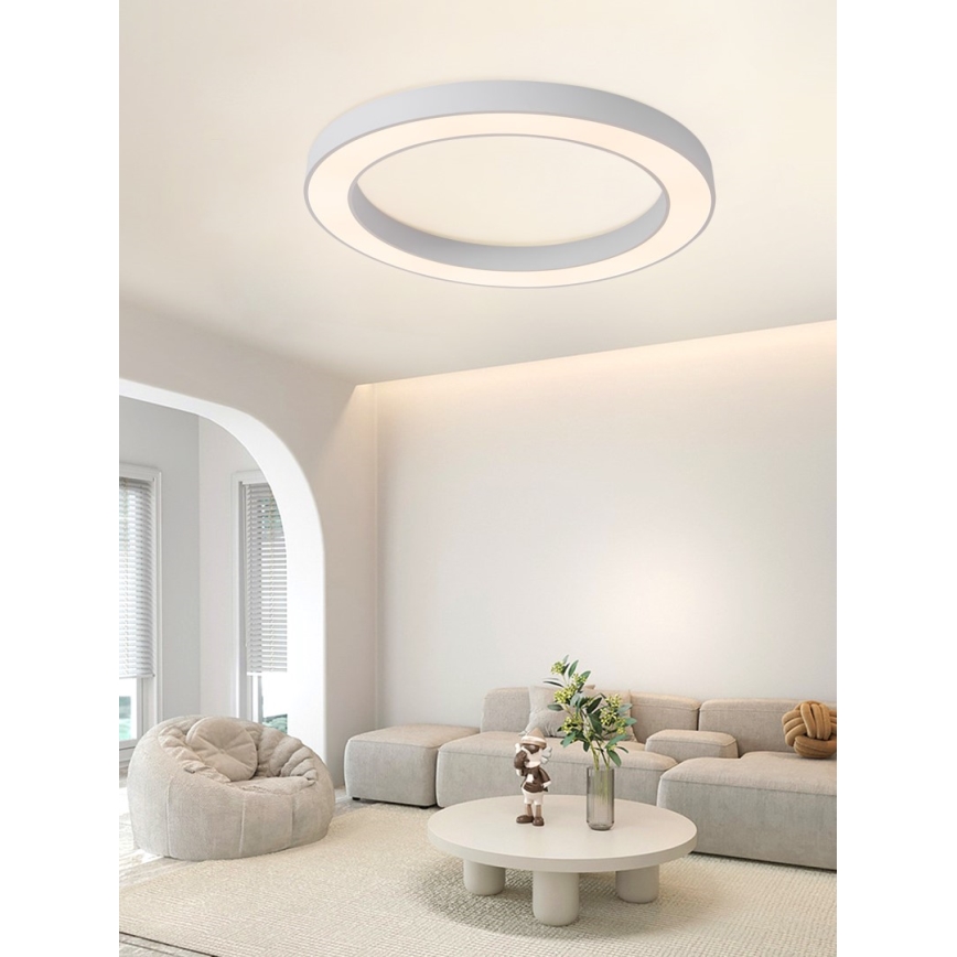 Immax NEO 07213L - Himmennettävä LED-kattovalaisin PASTEL LED/68W/230V 95 cm valkoinen Tuya + kauko-ohjaus