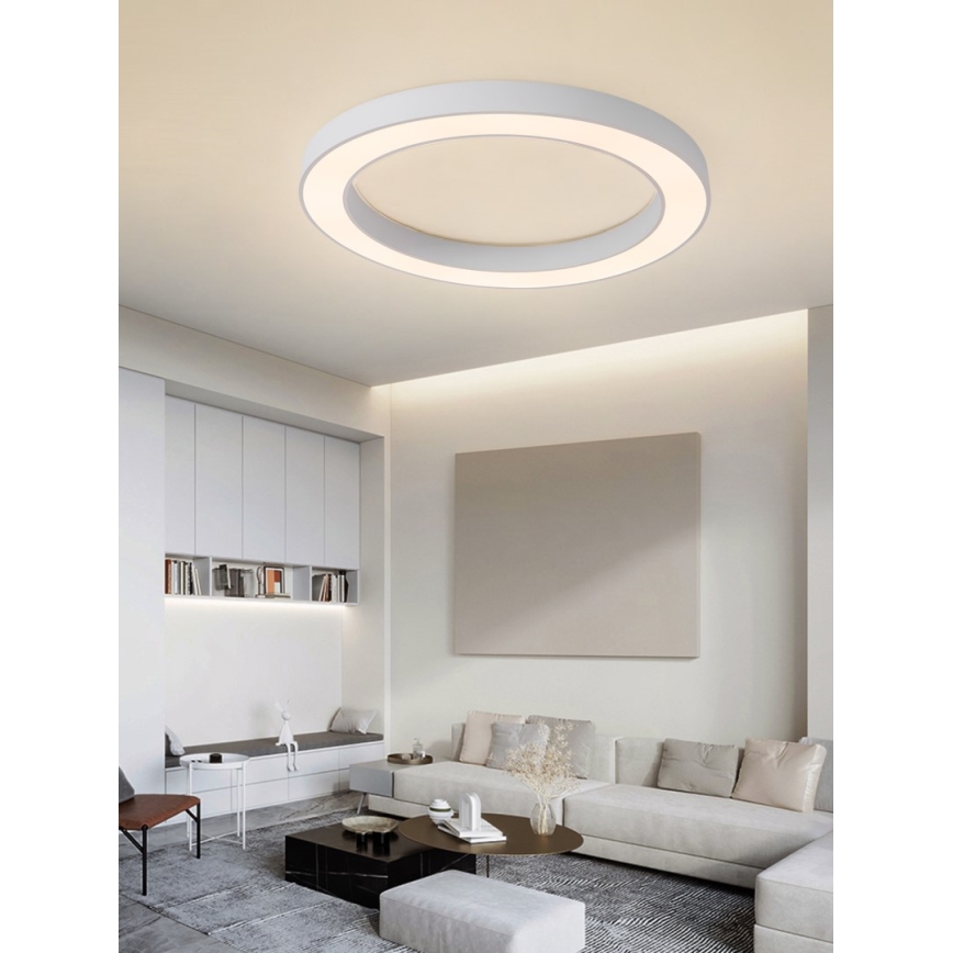 Immax NEO 07213L - Himmennettävä LED-kattovalaisin PASTEL LED/68W/230V 95 cm valkoinen Tuya + kauko-ohjaus