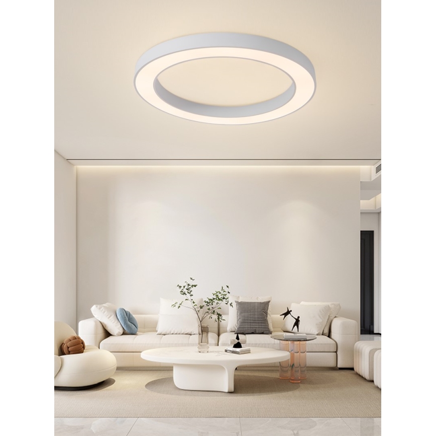 Immax NEO 07213L - Himmennettävä LED-kattovalaisin PASTEL LED/68W/230V 95 cm valkoinen Tuya + kauko-ohjaus