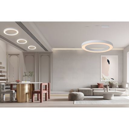Immax NEO 07213L - Himmennettävä LED-kattovalaisin PASTEL LED/68W/230V 95 cm valkoinen Tuya + kauko-ohjaus