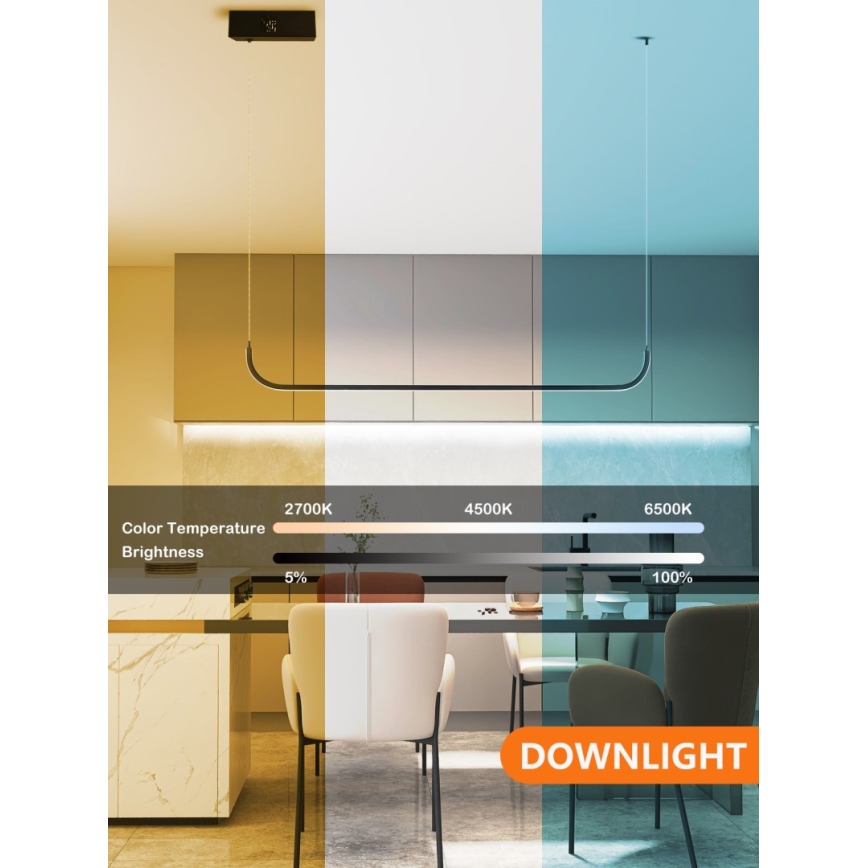 Immax NEO 07221L - Himmennettävä LED-kattokruunu johdossa NEO LITE PATTINI LED/26W/230V 2700-6500K Wi-Fi Tuya + kauko-ohjaus