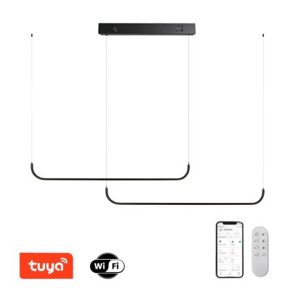 Immax NEO 07222L - Himmennettävä LED-kattokruunu johdossa NEO LITE PATTINI LED/56W/230V 2700-6500K Wi-Fi Tuya + kauko-ohjaus