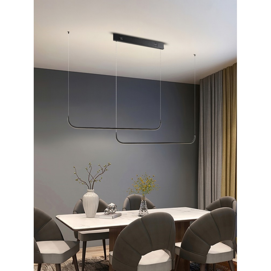 Immax NEO 07226L - Himmennettävä LED-kattokruunu johdossa PATTINI LED/53W/230V Tuya + kauko-ohjaus