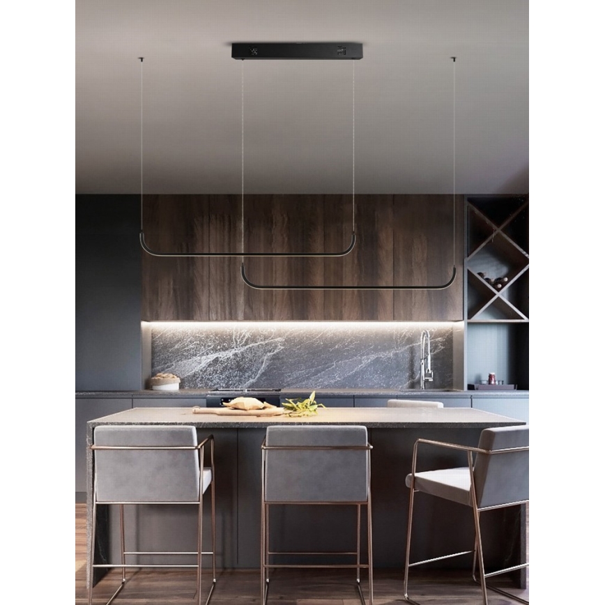 Immax NEO 07226L - Himmennettävä LED-kattokruunu johdossa PATTINI LED/53W/230V Tuya + kauko-ohjaus