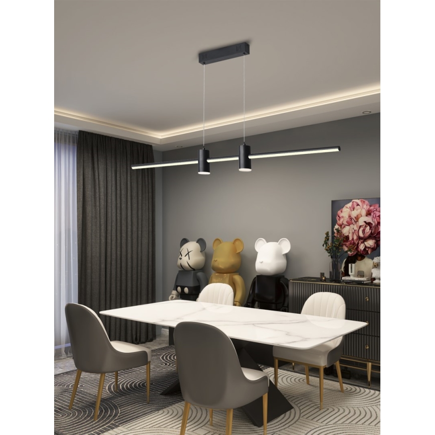 Immax NEO 07230L - Himmennettävä LED-kattokruunu johdossa NEO LITE ESTRELAS LED/30W/230V 2700-6500K Wi-Fi Tuya + kauko-ohjaus