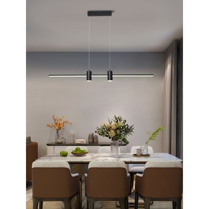 Immax NEO 07230L - Himmennettävä LED-kattokruunu johdossa NEO LITE ESTRELAS LED/30W/230V 2700-6500K Wi-Fi Tuya + kauko-ohjaus