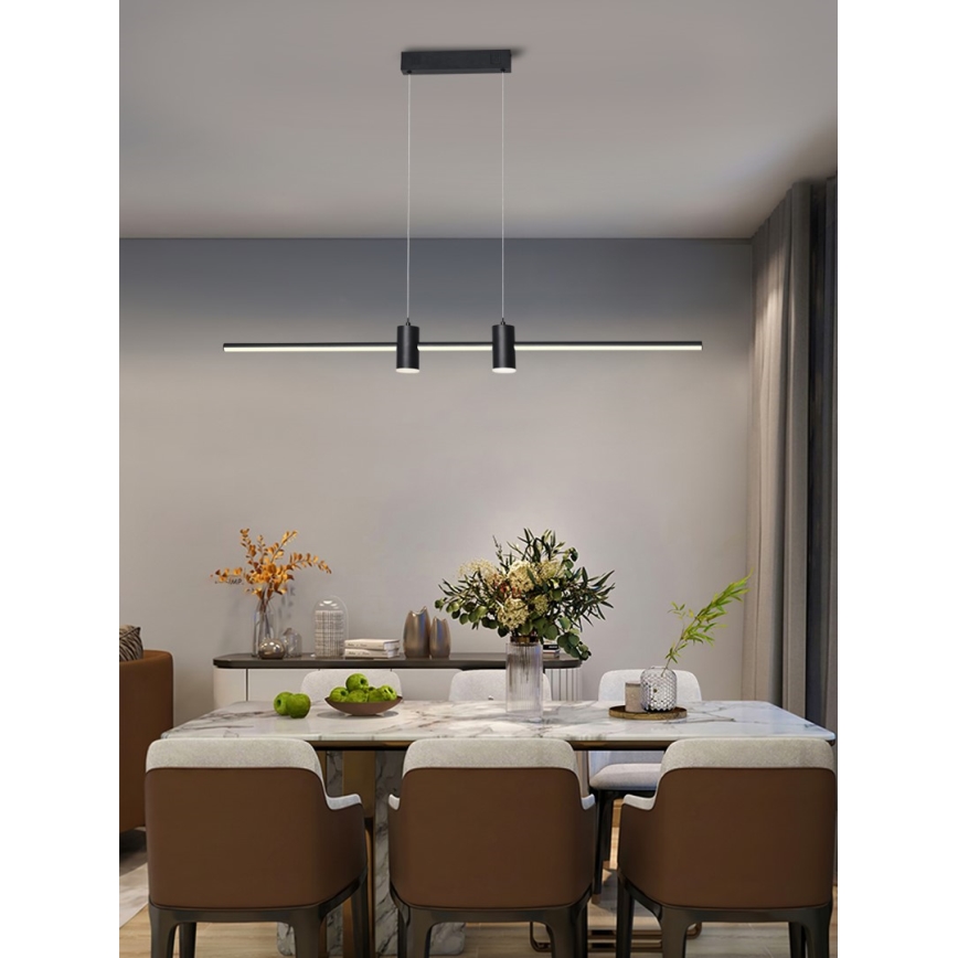 Immax NEO 07230L - Himmennettävä LED-kattokruunu johdossa NEO LITE ESTRELAS LED/30W/230V 2700-6500K Wi-Fi Tuya + kauko-ohjaus