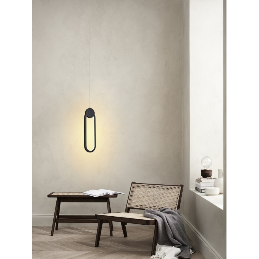 Immax NEO 07232L - Himmennettävä LED-kattokruunu johdossa NEO LITE OVALE LED/22W/230V 2700-6500K Wi-Fi Tuya + kauko-ohjaus
