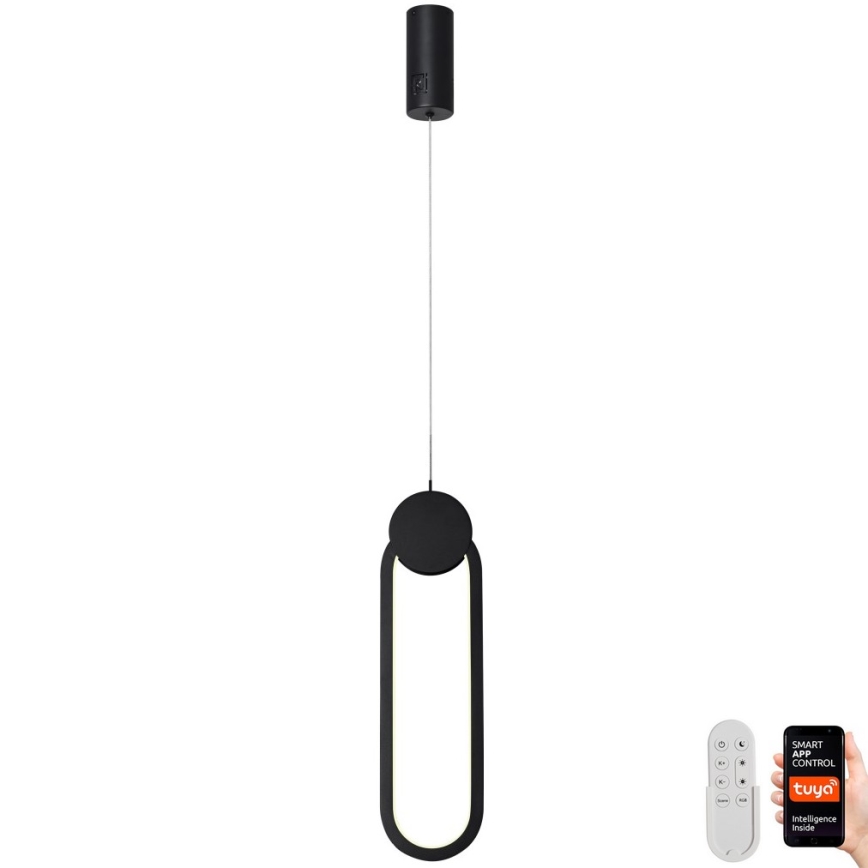Immax NEO 07232L - Himmennettävä LED-kattokruunu johdossa NEO LITE OVALE LED/22W/230V 2700-6500K Wi-Fi Tuya + kauko-ohjaus