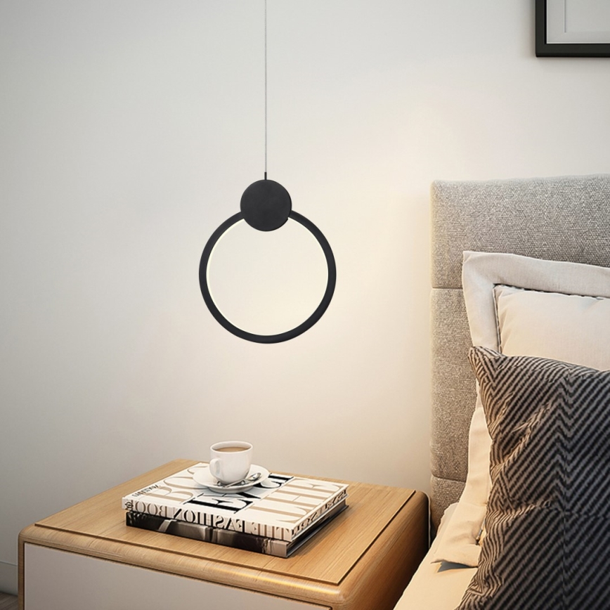 Immax NEO 07233L - Himmennettävä LED-kattokruunu johdossa NEO LITE OVALE LED/18W/230V Wi-Fi Tuya 2700-6500K + kauko-ohjaus
