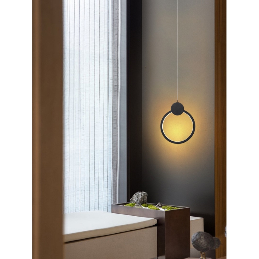 Immax NEO 07233L - Himmennettävä LED-kattokruunu johdossa NEO LITE OVALE LED/18W/230V Wi-Fi Tuya 2700-6500K + kauko-ohjaus