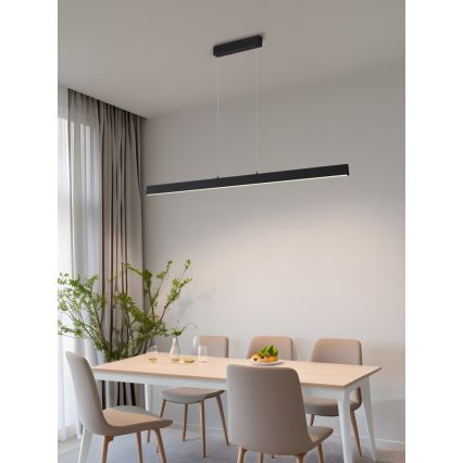 Immax NEO 07234L - Himmennettävä LED-kattokruunu johdossa NEO LITE TRIANGOLO LED/28W/230V Wi-Fi Tuya 2700-6500K + kauko-ohjaus