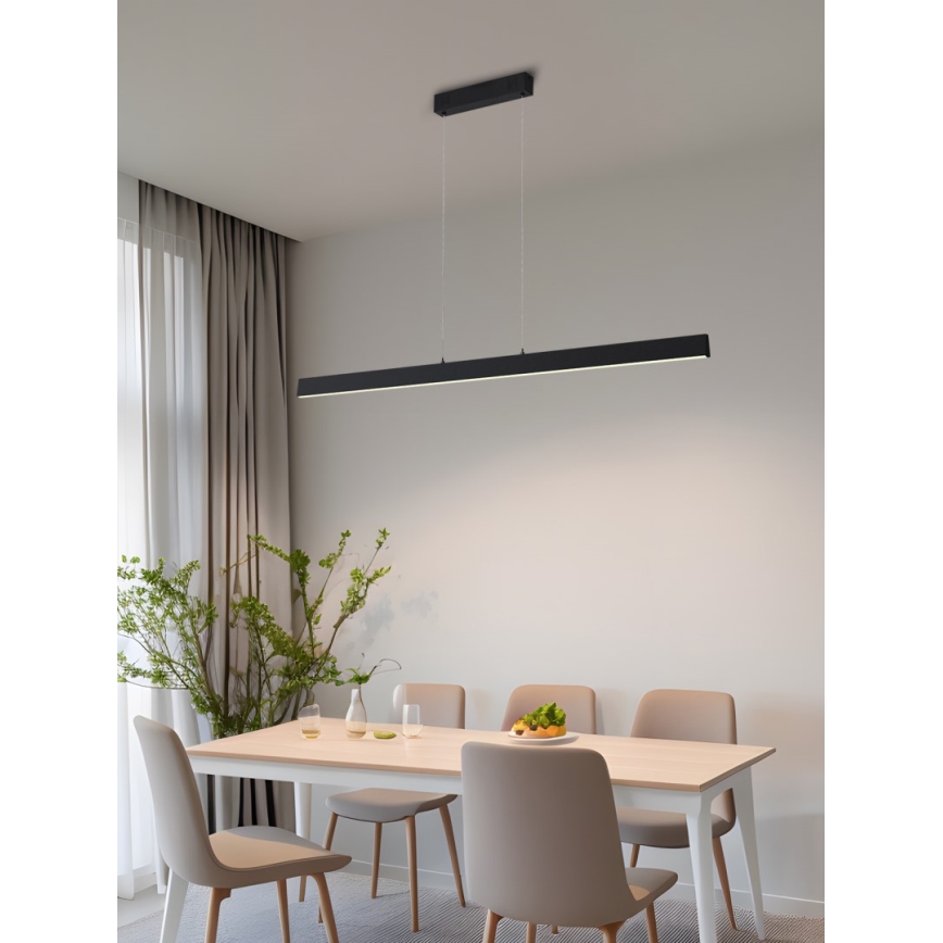 Immax NEO 07234L - Himmennettävä LED-kattokruunu johdossa NEO LITE TRIANGOLO LED/28W/230V Wi-Fi Tuya 2700-6500K + kauko-ohjaus
