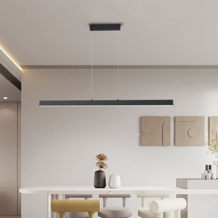 Immax NEO 07234L - Himmennettävä LED-kattokruunu johdossa NEO LITE TRIANGOLO LED/28W/230V Wi-Fi Tuya 2700-6500K + kauko-ohjaus