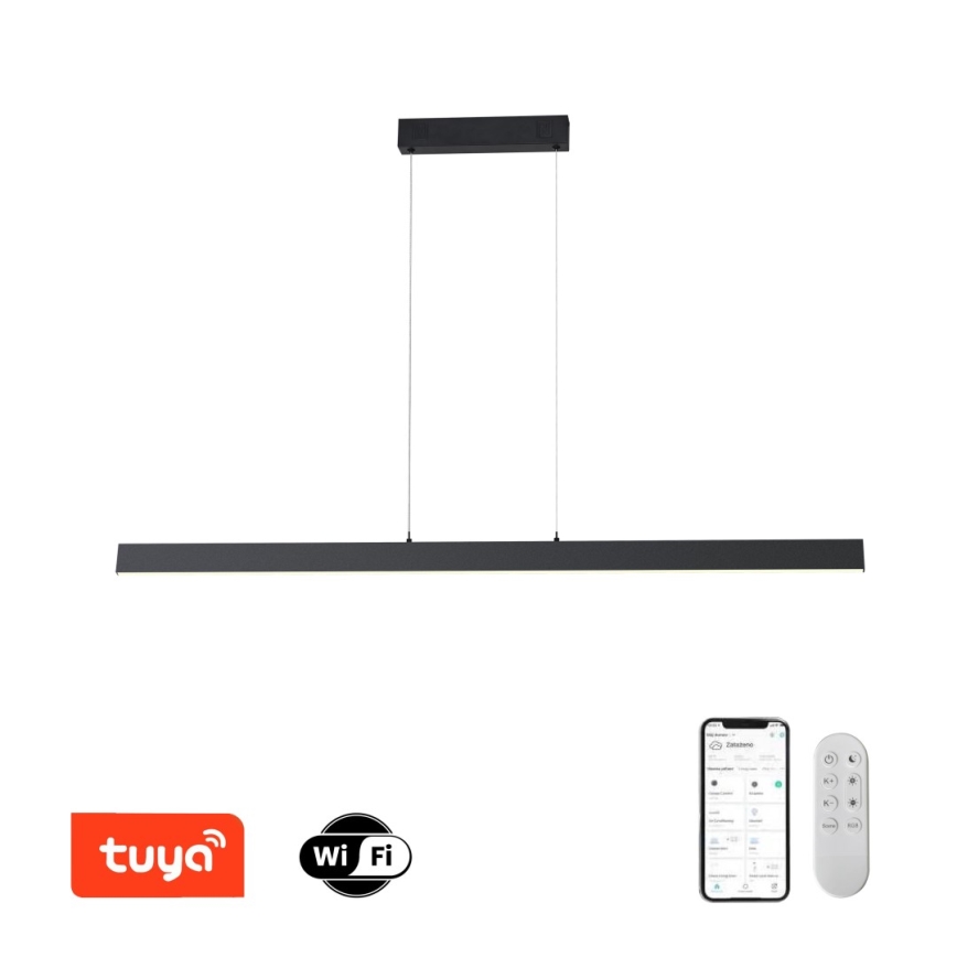 Immax NEO 07234L - Himmennettävä LED-kattokruunu johdossa NEO LITE TRIANGOLO LED/28W/230V Wi-Fi Tuya 2700-6500K + kauko-ohjaus