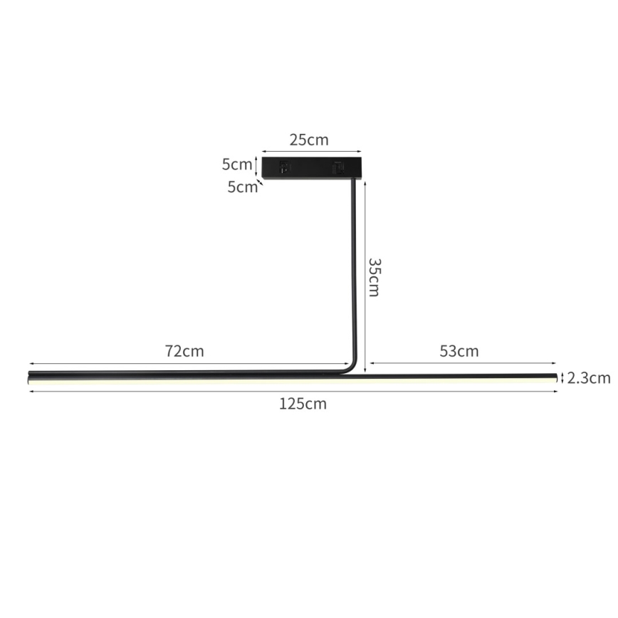 Immax NEO 07235L - Himmennettävä LED-riipuskattokruunu NEO LITE ASTA LED/28W/230V Wi-Fi Tuya 2700-6500K + kauko-ohjaus