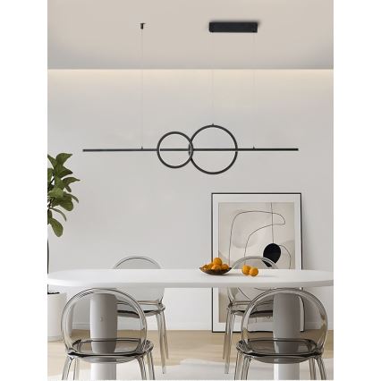 Immax NEO 07236L - Himmennettävä LED-kattokruunu johdossa NEO LITE RONDAS LED/56W/230V Tuya Wi-Fi 2700-6500K + kauko-ohjaus