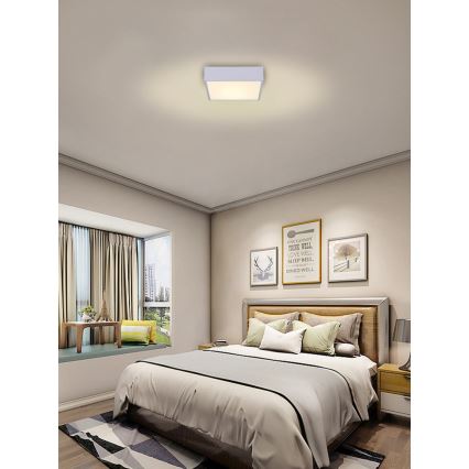 Immax NEO 07238L - Himmennettävä LED-kattovalaisin CANTO LED/22W/230V valkoinen Tuya + kauko-ohjaus