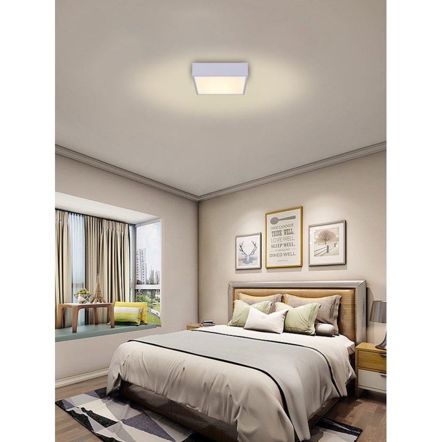 Immax NEO 07238L - Himmennettävä LED-kattovalaisin CANTO LED/22W/230V valkoinen Tuya + kauko-ohjaus