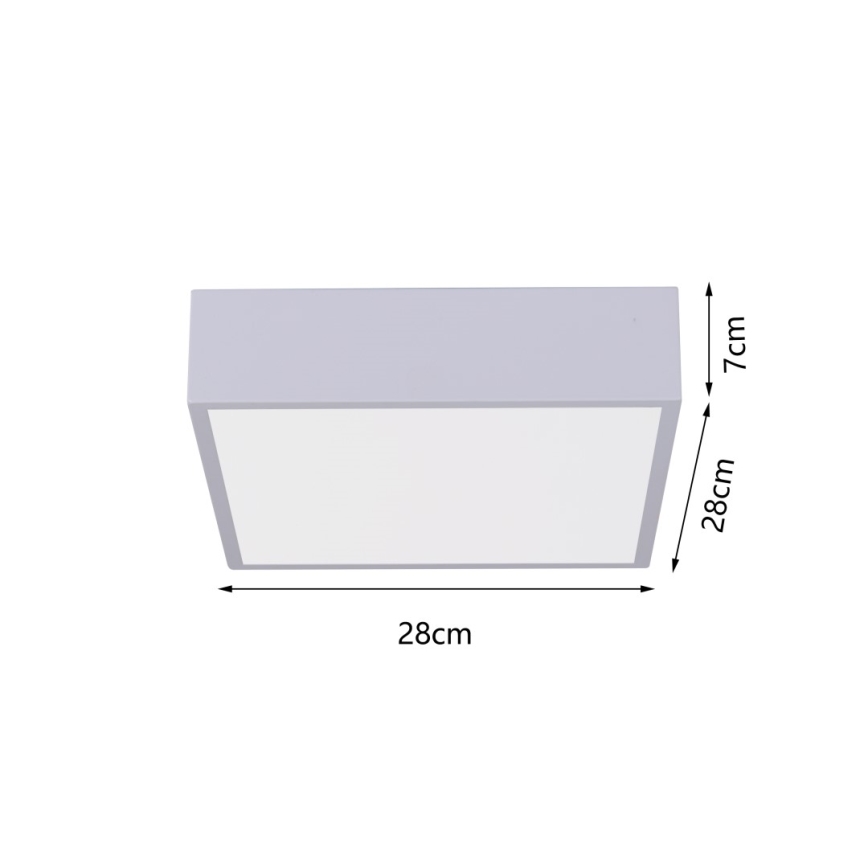 Immax NEO 07238L - Himmennettävä LED-kattovalaisin CANTO LED/22W/230V valkoinen Tuya + kauko-ohjaus