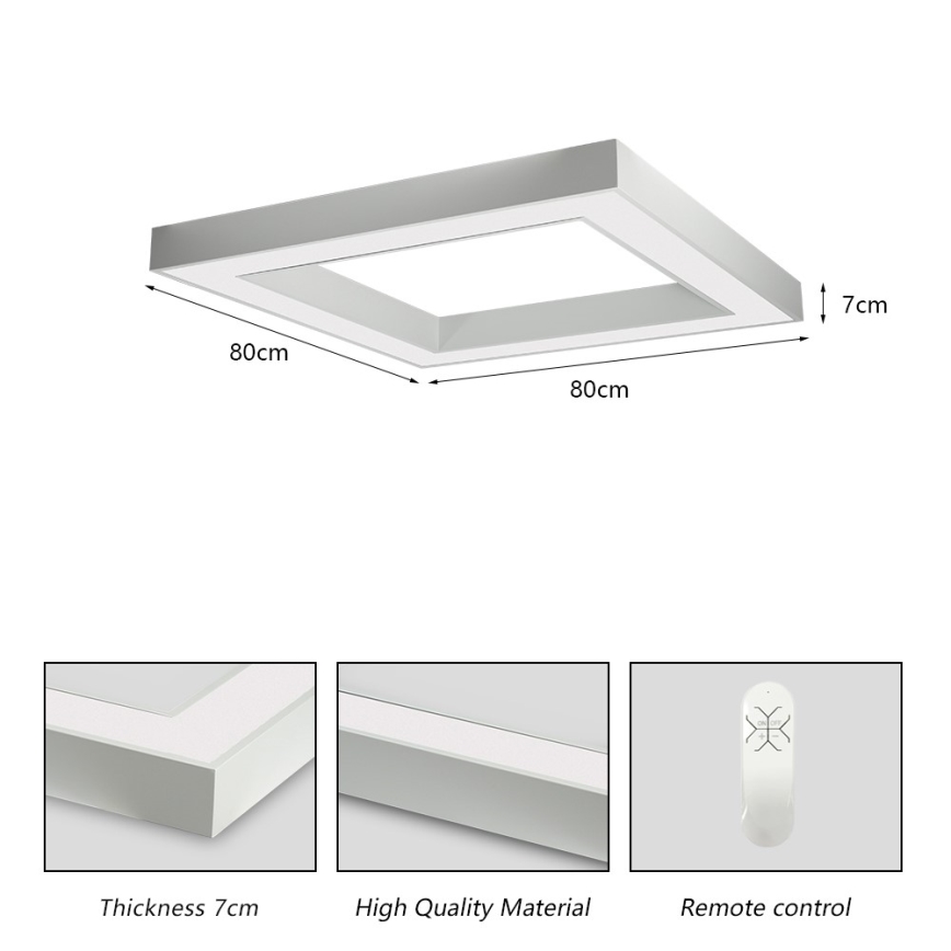 Immax NEO 07240L - Himmennettävä LED-kattovalaisin CANTO LED/60W/230V 2700-6500K Tuya valkoinen