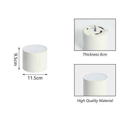 Immax NEO 07241L - Himmennettävä LED-kattovalaisin RONDATE LED/18W/230V 11,5cm Wi-Fi Tuya