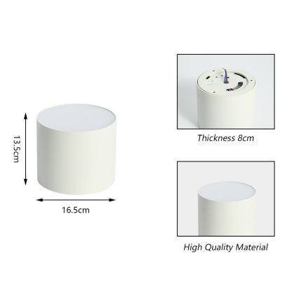 Immax NEO 07243L - Himmennettävä LED-kattovalaisin RONDATE LED/32W/230V 16,5 cm Wi-Fi Tuya