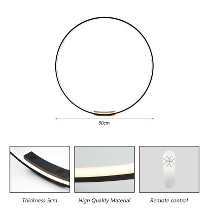 Immax NEO 07245-80 - LED himmennettävä seinävalaisin FINO LED/50W/230V 2700-6500K 80 cm Tuya + kaukosäädin