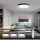 Immax NEO 07249L - Himmennettävä LED-kattovalaisin NEO LITE SEMPLICI LED/48W/230V 3000-6000K Wi-Fi Tuya musta + kauko-ohjaus