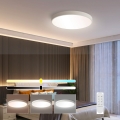 Immax NEO 07251L - Himmennettävä LED-kattovalaisin NEO LITE SEMPLICI LED/36W/230V 3000-6000K Wi-Fi Tuya valkoinen + kauko-ohjaus