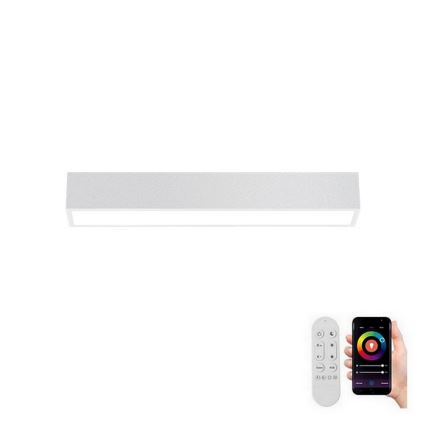 Immax NEO 07257L - Himmennettävä LED-kattovalaisin NEO LITE LUNGO LED/20W/230V 3000-6000K Wi-Fi Tuya valkoinen + kauko-ohjaus