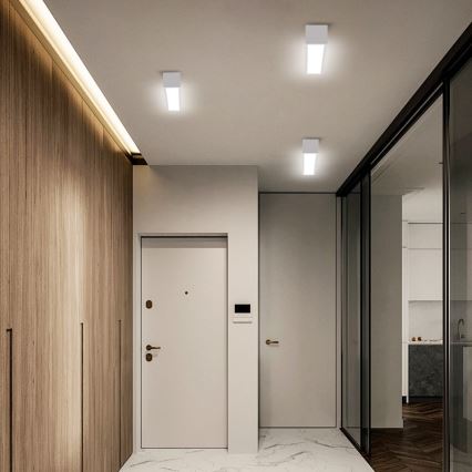 Immax NEO 07257L - Himmennettävä LED-kattovalaisin NEO LITE LUNGO LED/20W/230V 3000-6000K Wi-Fi Tuya valkoinen + kauko-ohjaus