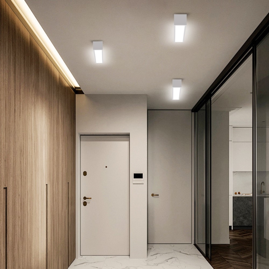 Immax NEO 07257L - Himmennettävä LED-kattovalaisin NEO LITE LUNGO LED/20W/230V 3000-6000K Wi-Fi Tuya valkoinen + kauko-ohjaus