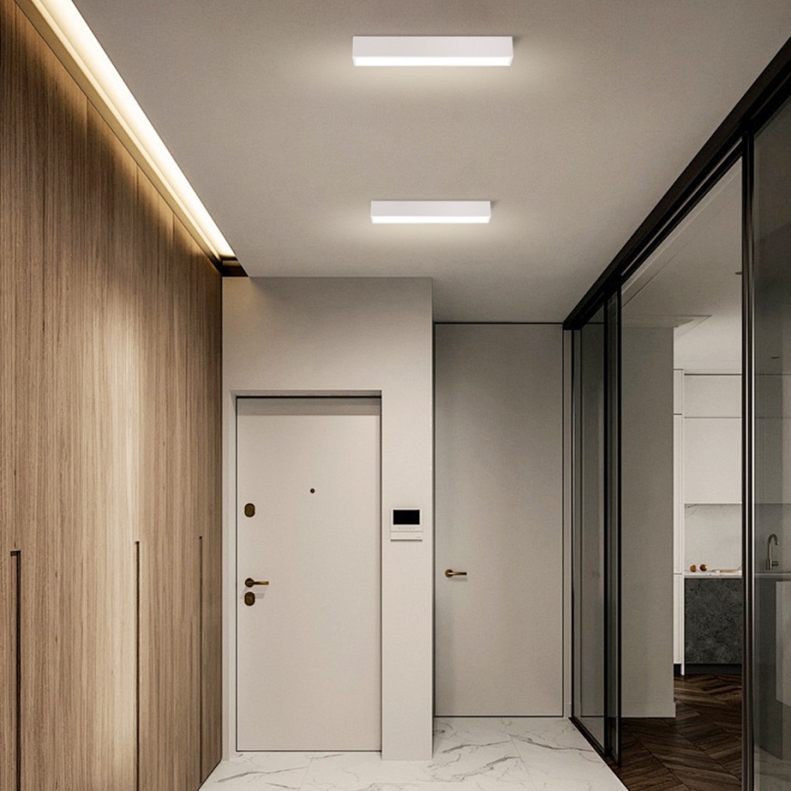 Immax NEO 07257L - Himmennettävä LED-kattovalaisin NEO LITE LUNGO LED/20W/230V 3000-6000K Wi-Fi Tuya valkoinen + kauko-ohjaus