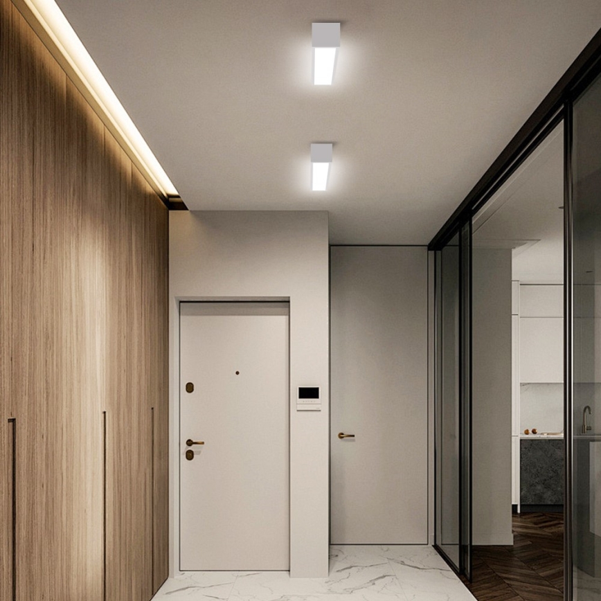 Immax NEO 07257L - Himmennettävä LED-kattovalaisin NEO LITE LUNGO LED/20W/230V 3000-6000K Wi-Fi Tuya valkoinen + kauko-ohjaus