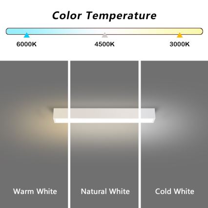 Immax NEO 07257L - Himmennettävä LED-kattovalaisin NEO LITE LUNGO LED/20W/230V 3000-6000K Wi-Fi Tuya valkoinen + kauko-ohjaus