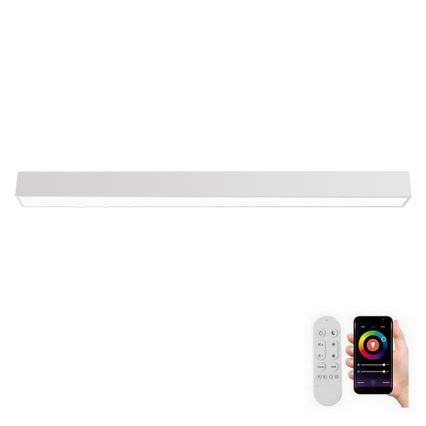 Immax NEO 07259L - Himmennettävä LED-kattovalaisin NEO LITE LUNGO LED/38W/230V 3000-6000K Wi-Fi Tuya valkoinen + kauko-ohjaus