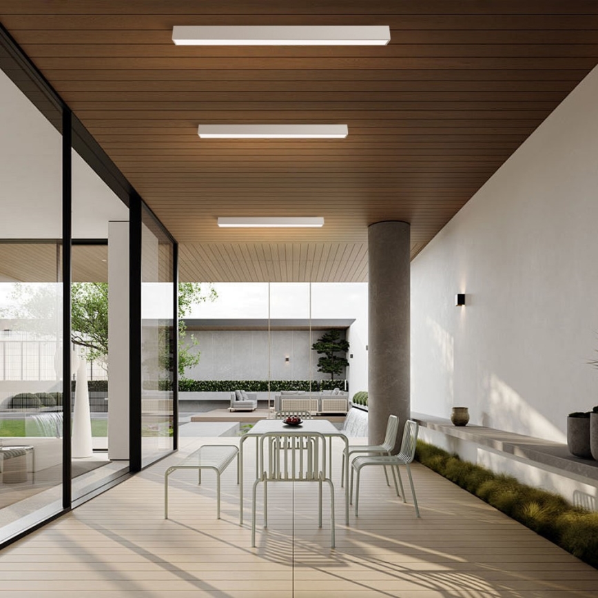Immax NEO 07259L - Himmennettävä LED-kattovalaisin NEO LITE LUNGO LED/38W/230V 3000-6000K Wi-Fi Tuya valkoinen + kauko-ohjaus