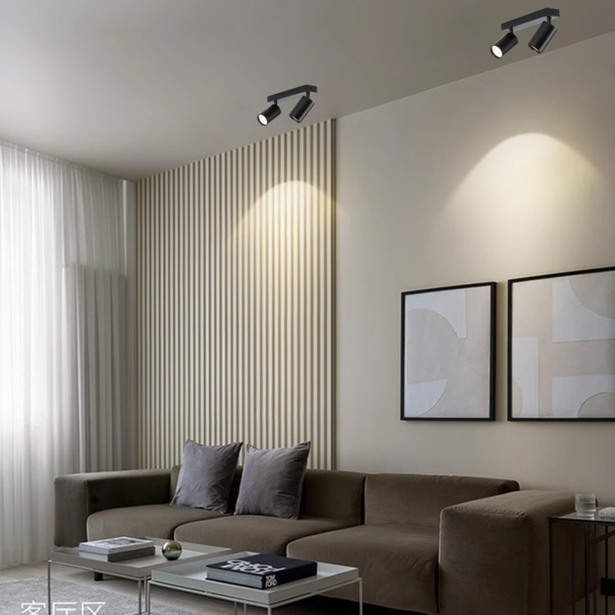 Immax NEO 07262W - LED RGB+CCT Himmennettävä kohdevalo NEO LITE PUNTO 2xGU10/6W/230V Wi-Fi Tuya