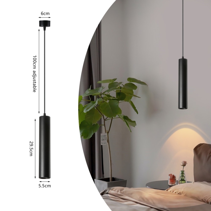 Immax NEO 07271Z - LED RGB+CCT Himmennettävä kattokruunu johdossa NEO PUNTO 1xGU10/4,8W/230V Tuya