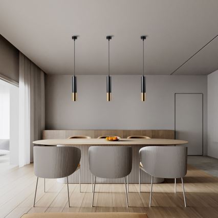 Immax NEO 07272W - LED RGB+CCT himmennettävä kattovalaisin köydellä NEO LITE PUNTO 1xGU10/6W/230V Tuya