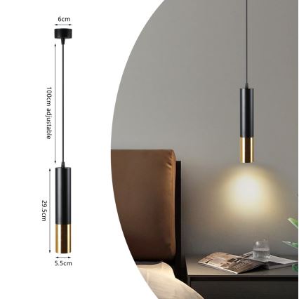 Immax NEO 07272W - LED RGB+CCT Himmennettävä kattokruunu johdossa NEO LITE PUNTO 1xGU10/6W/230V Tuya