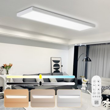 Immax NEO 07276L - Himmennettävä kylpyhuoneen LED-kattovalaisin NEO LITE FRAME LED/50W/230V IP44 Wi-Fi Tuya + kauko-ohjaus valkoinen