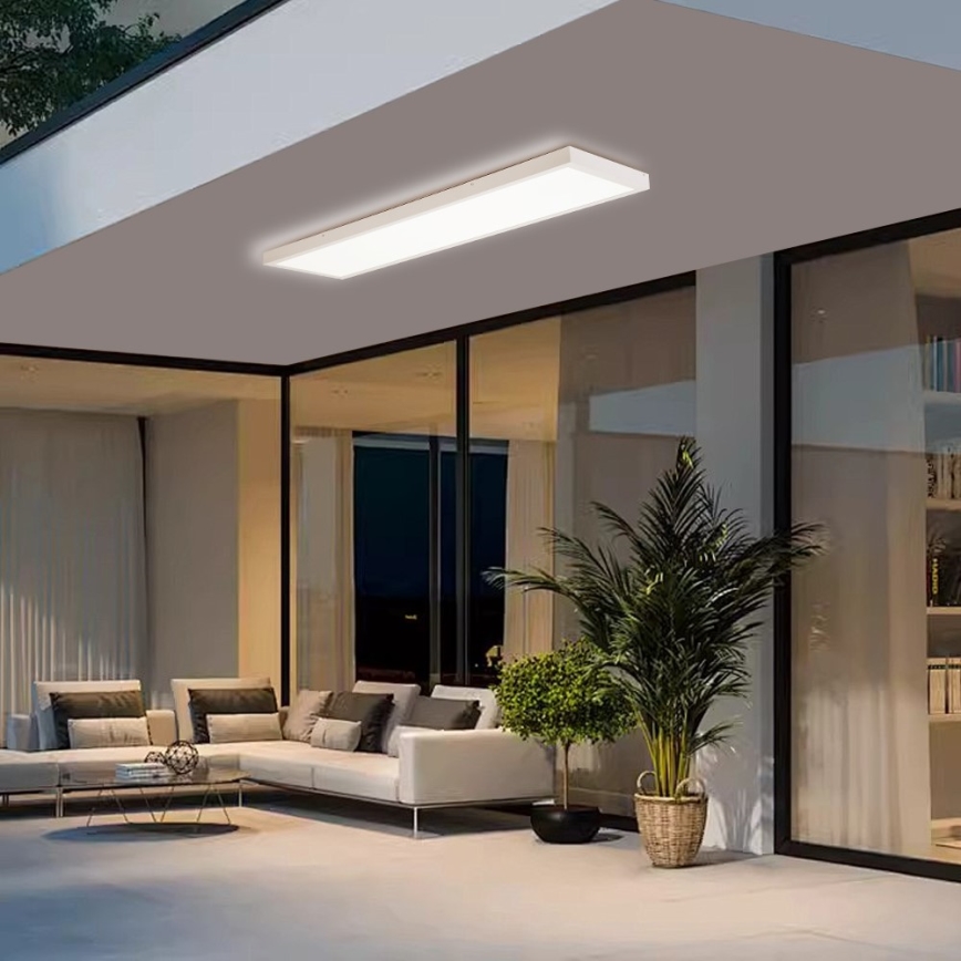 Immax NEO 07276L - Himmennettävä kylpyhuoneen LED-kattovalaisin NEO LITE FRAME LED/50W/230V IP44 Wi-Fi Tuya + kauko-ohjaus valkoinen