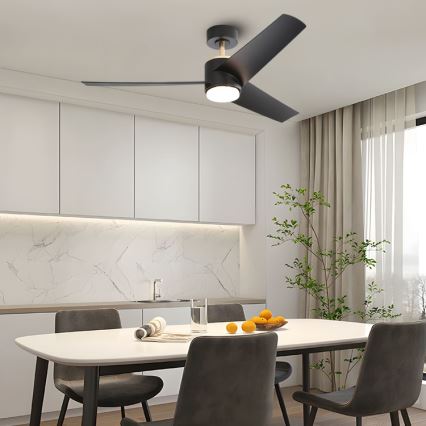 Immax NEO 07280L - LED himmennettävä kattovalo BEAUTY LED/18W/230V Wi-Fi Tuya musta + kauko-ohjaus